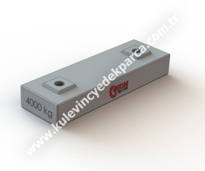 GRT4010 Şase Ağırlık Taşı (4000kg)